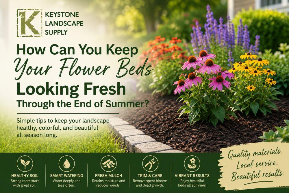 how to keep your flower beds looking fresh